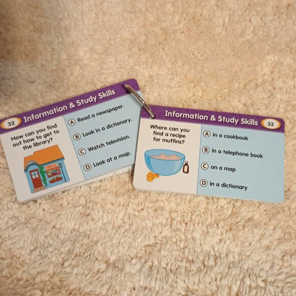 EUC ~ Lakeshore Language Test Prep Rings ~ Grade 1 - Picture 8 of 16